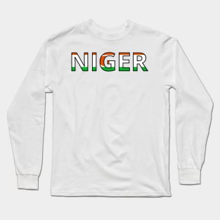 Drapeau Niger Long Sleeve T-Shirt